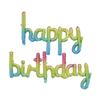 Nuevo Set de Globos de Película de Aluminio 'Feliz Cumpleaños' con Letras Minúsculas de Una Pieza Decoración para Fiesta de Cumpleaños Banquete de Bebé