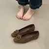 Sapatos Mary Jane Vintage Estilo Floral com Aumento Oculto de Altura para Mulheres, Sapatilhas Rasas Estilo Francês para o Trabalho, Coleção Primavera 2026