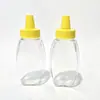 Potes de mel tipo squeeze de grau alimentício feitos sob medida para exportação, garrafas PET para temperos alimentícios, pasta de pera de outono, xarope de nêspera, garrafas de embalagem plástica