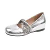 Sapatos Estilo Chanel Francês de Boca Rasa com Salto Escondido 2026 Novo Retro Versátil Estilo Festa Sapatos Mary Jane para Combinar com Saias