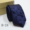Lugar venta al por mayor corbata de seda de poliéster para hombre formal de negocios novio ventas tienda 4S corbata de traje de flecha 6cm
