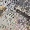 Adesivos Finos e Resistentes para Unhas, Adesivos para Unhas Ultrafinos Sem Marcas Populares Europeus e Americanos, Material de Impressão Gótico Cruz Escura