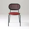 Silla de Ratán Antiguo Medio Silla de Plástico Doméstica Vintage Silla de Comedor Popular en Internet estilo ins Silencioso Silla Antiguo Medio Taburete Cosmético de Lujo Ligero