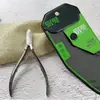 Alicate de Cutícula D09-14 Estilo Vietnamita Fácil de Usar com Cabo Preto, Pinça de Cutícula Afiada, Ferramenta de Manicure de Precisão para Cuidados com as Unhas Transfronteiriços
