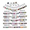 Comercio Electrónico Barra Recta de Acero Inoxidable Clavo para Lengua Rosca Externa Varios Colores Goteo de Aceite Anillo para Lengua Piercing Joyería