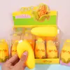 Caja de Juguetes Squishy con Forma de Maíz, Set Completo, Juguete para Aliviar el Estrés con Simulación Realista de Comida, Juguete de Goma Blanda para Apretar, Suministro al por Mayor