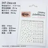 Gemas Faciais Brilhantes com Strass em Formato de Coração Acrílico Diamante Pérola Adesivos Faciais Populares Transfronteiriços do Fabricante