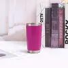 Taza para coche de 20 oz en stock, taza aislada de acero inoxidable 304, taza aislada para estudiantes, taza para beber directamente, taza portátil para viajes