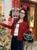 Outono Estilo Coreano Conjunto Suéter Cardigã Feminino Novo Estilo Inverno Jaqueta de Tricô Top de Tricô Trançado Texturizado