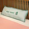 Almohada para dormir de látex de seda helada con dibujos animados de verano, extraíble y lavable, cojín para sofá de casa, almohada larga y fresca, venta al por mayor