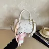 Bolso de mano de gran capacidad estilo coreano, bolso de hombro de alta gama, bolso cruzado de diseño único, bolso de moda para mujer