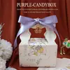 2025 Nova Caixa de Doces de Casamento Chinoiserie Bolsa Grande Capacidade Estilo Ins Caixa de Presente para Acompanhantes de Casamento Caixa de Embalagem para Doces de Casamento