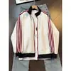 Jaqueta listrada color-block patchwork masculina, moderna e estilosa, design versátil, caimento solto e casual, cardigã de manga longa