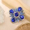 Novo Broche Geométrico de Cristal Trevo de Quatro Folhas Moda Feminina de Luxo Elegante Acessórios Corsage de Vestido de Terno de Alta Qualidade