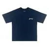 Camiseta de Manga Corta con Bordado Pesado Americana 2026 Verano Tendencia Marca de Moda Casual Suelta para Hombre Camiseta de Media Manga Camisa