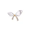 Uma Variedade de Broches de Borboleta para Mulheres, de Alta Qualidade, Cravejados com Diamantes, Broches de Pérola, Broches Bordados Retro de Nicho para Acessórios de Cheongsam