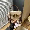Bolso Cuadrado Popular de Bloques de Color 2026 Otoño/Invierno Nuevo Bolso de Hombro Bolso Cruzado con Textura para Transmisión en Vivo