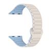 Para Apple Apple iwatch Correa de Reloj Tres Tiras Silicona Magnética Generación S10 Universal S9 Correa de Dos Colores
