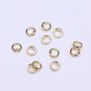 Anillo con Acabado de Oro Laminado de 14K que Conserva el Color Bobina Oculta Hebilla de Conexión de Acabado Perla Accesorios para Pulseras Collares de Abalorios DIY