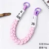 Pulsera de Color Dopamina Cuerda Llavero de Cámara Correa Antiperdida para Teléfono Bolsa para Botella de Agua Correa Corta Tejida para Teléfono