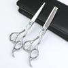 Suministros del fabricante tijeras de peluquería de zafiro juego de tijeras de barbero tijeras planas tijeras de entresacar peluquero especial artefacto de peluquería