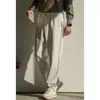 Pantalones Casuales de Mezcla de Algodón Semi-Elásticos con Caída Estilo Light Business para Hombre, Primavera 2026, Transpirables y Amigables con la Piel, Estilo Old Money, Pierna Recta
