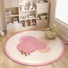 Alfombra Redonda de Terciopelo de Cristal Simple para Sala de Estar Cubierta Completa Absorbente de Agua Antideslizante Manta para Dormitorio Junto a la Cama Manta Fresca para Silla de Ordenador