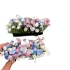 Pinza Lateral para Cabello con Racimo de Flores Fresca Dulce Moda Versátil Pinza de Pato Lujo Ligero Accesorio para el Cabello de Gama Alta Tocado
