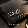 Aretes de aro de plata círculo tono dorado con pasador de plata pura S999 para mujer, nuevo modelo popular 2026, joyería de lujo ligero, aretes elegantes y de alta gama
