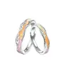 Anillo de Pareja Lightyear para Hombre y Mujer Aurora Luminoso Luz Nocturna Diseño de Nicho Anillo de Regalo de Aniversario Premium