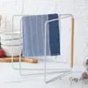 Fabricante Personalizado Simples Dobrável Suporte de Panos Cozinha Sem Furos Suporte de Toalha Secagem e Drenagem Rack de Armazenamento de Toalhas