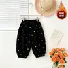 Item popular de comércio exterior: Calças Casuais Quentes com Forro de Fleece para Meninas, Novas Calças de Moletom Jogger Coloridas com Estrelas para Bebês e Crianças Pequenas, Macias e Grossas