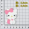 Parche de Goma Suave de PVC Cabeza de Gato de Dibujos Animados Gato Kt Accesorios para Funda de Teléfono Móvil y Tableta Materiales para Bricolaje en Casa Imán para Refrigerador