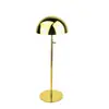 Novo Suporte de Chapéu de Aço Inoxidável Escovado Titânio Suporte de Chapéu Dourado Rosa Rack de Exibição de Chapéu Rack de Exibição de Peruca Suporte de Chapéu