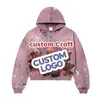 Sudadera Pesada de Marca de Moda Hecha a Medida Exportación Transfronteriza Prendas Superiores Personalizadas con Dibujos y Muestras Fábrica de Prendas Oemodm Muestreo y Procesamiento