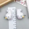 Accesorios de Resina de Perro Animal 3D Afelpado Llavero de Dibujos Animados Colgante de Joyería Hecha a Mano Venta Caliente Transfronteriza