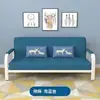 Cama Sofa Plegable Transfronteriza Doble Uso Sala de Estar Apartamento Pequeño Tela Hierro Simple Individual Doble Sofá Económico