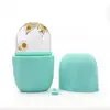 Amazon Explosões Silicone Aplicação Facial Molde de Gelo Resfriamento Facial para Rosto Inchado Aplicação de Diamante Molde de Gelo Compressão de Gelo de Silicone Massagem