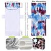 Nueva funda de microfibra para silla de playa, toalla reclinable, bolsa para toalla de playa, serie tie-dye con impresión digital 3D, una pieza
