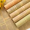 Papel Kraft de Periódico Inglés Vintage, Materiales para Envolver Regalos con Ramo de Periódico, Papel de Envoltura para Flores, Papel de Envoltura para Flores al por Mayor