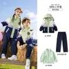 Ropa Escolar de Jardín de Infancia Uniforme Escolar de Primavera y Otoño para Estudiantes de Primaria Conjunto de Tres Piezas Ropa Deportiva Infantil para Niños y Niñas Ropa de Clase