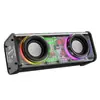 V8 Altavoz Mini Transparente Altavoz Mini Bluetooth Inalámbrico con Ranura para Tarjeta Música Portátil Audio de Escritorio Subwoofer
