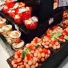 Cubierta de red protectora para huevos bolsa de red para huevos bolsa de red de plástico con botón red extruida bolsa de malla para verduras venta al por mayor de fábrica