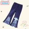 Novedad 2025 Ropa Exterior Leggings Infantiles para Niñas, Pantalones Lindos de Dibujos Animados para Niños Mayores, Pantalones Versátiles Casuales de Moda para Niñas