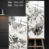 Foshan Guangdong azulejo de piedra de lujo 750x 1500 tablero de roca verde pared de fondo azulejo de piso de mármol cloisonné jade frío