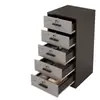 Gabinete de Almacenamiento Simple con Cerradura, Archivador Multicapa Debajo del Escritorio, Gabinete de Almacenamiento para Sala de Estudio, Gabinete de Almacenamiento Móvil, Archivador de Oficina