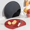Tábua de Corte Antibacteriana de TPU para Cozinha Portátil Grande Antiderrapante Flexível Dupla Face Sem Marcas Tábua de Corte para Frutas
