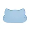 Tapete para Comida de Gato Tapete de Silicona para Comida de Mascota Impermeable Antideslizante Tapete para Alimentación de Mascotas Borde Elevado Almohadilla para Plato de Gato Grado Alimenticio