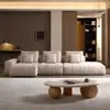 Sofá Pixel Saba, Sofá de Tela Mate, Estilo Minimalista Italiano, Sofá Modular para Sala de Estar de Apartamento Grande