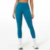 7 Bilhões Novas Calças de Yoga Cintura Alta Controle da Barriga Esportes ao Ar Livre Secagem Rápida Respirável Fitness Calças Longas Femininas 2551